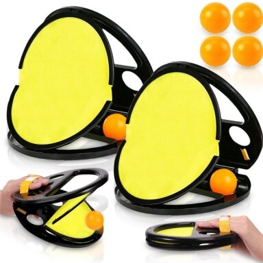 WOOPIE Catch Ball Žaidimas Dviems, 2x Raketės+ 4 Kamuoliukai, 54214 WOOPIE Catch Ball Žaidimas Dviems, 2x Raketės+ 4 Kamuoliukai, 54214