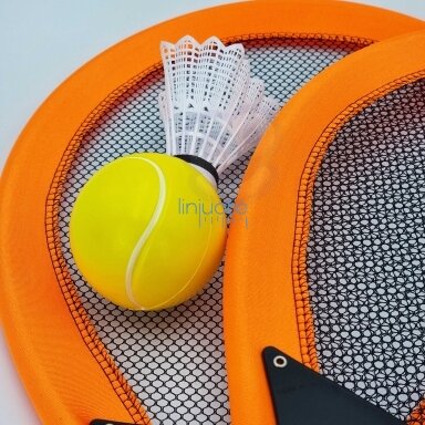 WOOPIE DIDELIS VAIKŲ BADMINTONO RAKEČIŲ RINKINYS, 40895 WOOPIE DIDELIS VAIKŲ BADMINTONO RAKEČIŲ RINKINYS, 40895