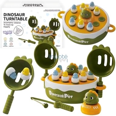 WOOPIE DINOZAURŲ GAUDYMO 2 VIENAME ARKADINIS ŽAIDIMAS KATAPULTA, 53729 WOOPIE DINOZAURŲ GAUDYMO 2 VIENAME ARKADINIS ŽAIDIMAS KATAPULTA, 53729