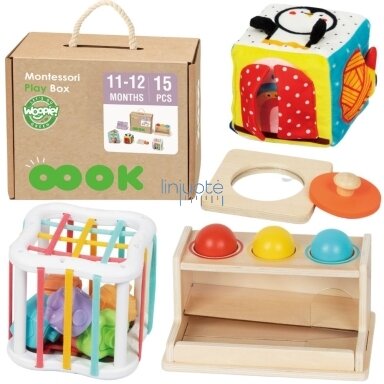 WOOPIE GREEN Dėžutė Box 5in1 Montessori Edukacinis, 58175 WOOPIE GREEN Dėžutė Box 5in1 Montessori Edukacinis, 58175