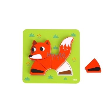 WOOPIE GREEN MEDINĖS DĖLIONĖS MONTESSORI GYVŪNŲ KALADĖLĖS, 49683