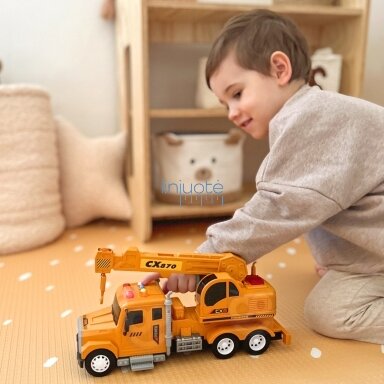WOOPIE INTERAKTYVINIS KRANAS SU JUDANČIU KABLYS SUNKVEŽIMIS 1:14, 52500 WOOPIE INTERAKTYVINIS KRANAS SU JUDANČIU KABLYS SUNKVEŽIMIS 1:14, 52500