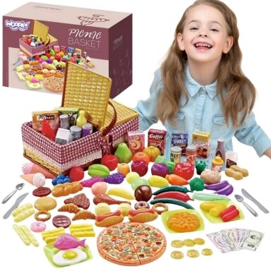 WOOPIE XXL pikniko rinkinys – vaisiai, daržovės ir greitas maistas, (103 el.) 56607 WOOPIE XXL pikniko rinkinys – vaisiai, daržovės ir greitas maistas, (103 el.) 56607