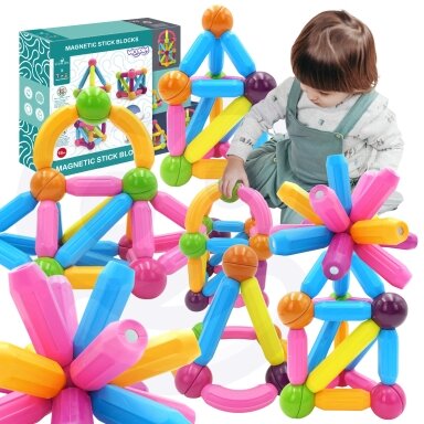 WOOPIE MAGNETINĖS EDUKACINĖS KONSTRUKCINĖS KALADĖLĖS DIDELĖS STOROS 28 EL., 45210 WOOPIE MAGNETINĖS EDUKACINĖS KONSTRUKCINĖS KALADĖLĖS DIDELĖS STOROS 28 EL., 45210