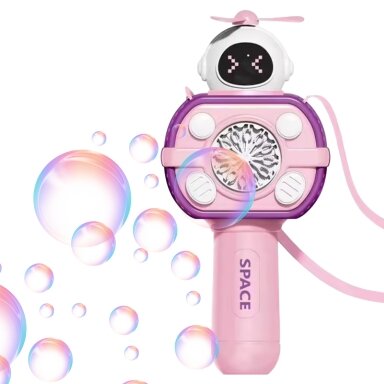 WOOPIE Astronauto Burbulų Mašina – Rožinė 51381 WOOPIE Astronauto Burbulų Mašina – Rožinė 51381