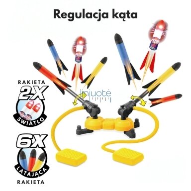 WOOPIE DVIGUBAS PUTŲ RAKETŲ PALEIDĖJAS, 8EL,. 53613 WOOPIE DVIGUBAS PUTŲ RAKETŲ PALEIDĖJAS, 8EL,. 53613