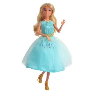 WOOPIE ROYAL Lėlė Lily 30 cm Ilgi Šviesūs Plaukai Elegantiška Turkio Suknelė, 57802 WOOPIE ROYAL Lėlė Lily 30 cm Ilgi Šviesūs Plaukai Elegantiška Turkio Suknelė, 57802