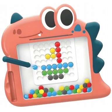 MONTESSORI MAGNETINĖ LENTA VAIKAMS MAGPAD DINOZAURAS, 48211 MONTESSORI MAGNETINĖ LENTA VAIKAMS MAGPAD DINOZAURAS, 48211