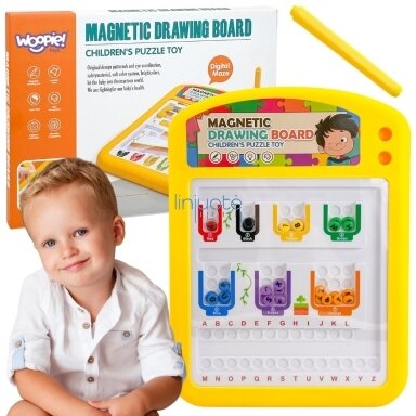 WOOPIE Magnetinė Montessori Piešimo Lenta, 55785 WOOPIE Magnetinė Montessori Piešimo Lenta, 55785