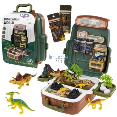 WOOPIE Lagaminas - Edukacinis Dinozaurų Tyrinėtojo Rinkinys 57093