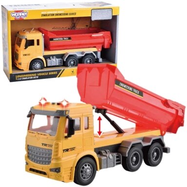 WOOPIE STATYBINIS SUNKVEŽIMIS, MASTELIS 1:12, SU ŠVIESOS IR GARSO EFEKTAIS, 53989 WOOPIE STATYBINIS SUNKVEŽIMIS, MASTELIS 1:12, SU ŠVIESOS IR GARSO EFEKTAIS, 53989