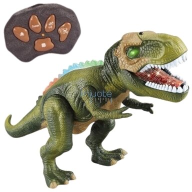 WOOPIE NUOTOLINIU BŪDU VALDOMAS DINOZAURAS T-REX REALISTIŠKAS JUROS PERIODO KARALIUS, 53965 WOOPIE NUOTOLINIU BŪDU VALDOMAS DINOZAURAS T-REX REALISTIŠKAS JUROS PERIODO KARALIUS, 53965