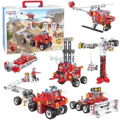 WOOPIE KONSTRUKCIJŲ RINKINYS CREATOR CITY FIRE BRIGADE, 53255 WOOPIE KONSTRUKCIJŲ RINKINYS CREATOR CITY FIRE BRIGADE, 53255