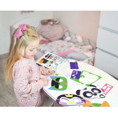WOOPIE ART&FUN KŪRYBINIS RINKINYS „PASIDARYK PATS“ VELTINIO KAUKĖS 4 VNT., 41168 4