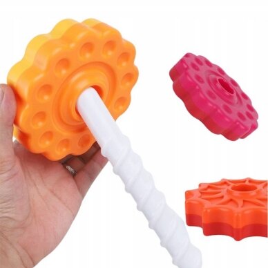 WOOPIE BABY Mokomasis Piramidės Žaislas Gyvūnų Bokštas 3 WOOPIE BABY Mokomasis Piramidės Žaislas Gyvūnų Bokštas 3