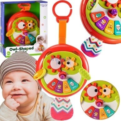 WOOPIE BABY Interaktyvi Pelėda–Pianinas su Šiugždančia Uodega 54641 WOOPIE BABY Interaktyvi Pelėda–Pianinas su Šiugždančia Uodega 54641