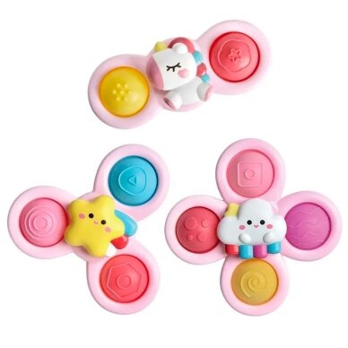 WOOPIE BABY Kosminis spinneris Pop-it Sensorinis žaislas Keičiami 3 vnt Rožinis. 1 WOOPIE BABY Kosminis spinneris Pop-it Sensorinis žaislas Keičiami 3 vnt Rožinis. 1