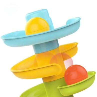 WOOPIE BABY Kamuoliukų trasa (kulodromas) Spiralinis rinkinys + 3 kamuoliukai 1