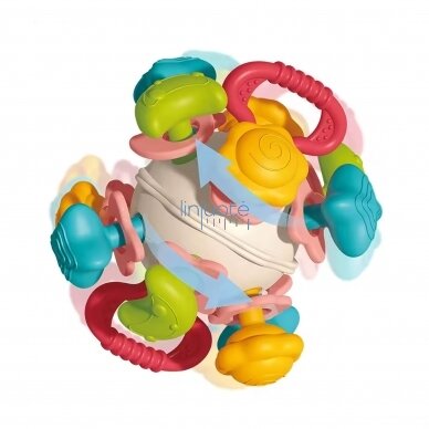 WOOPIE BABY MINKŠTAS BARŠKUTIS 4IN1 SENSORINIS ŽAISLAS KŪDIKIAMS 0M+, 49850 2 WOOPIE BABY MINKŠTAS BARŠKUTIS 4IN1 SENSORINIS ŽAISLAS KŪDIKIAMS 0M+, 49850 2