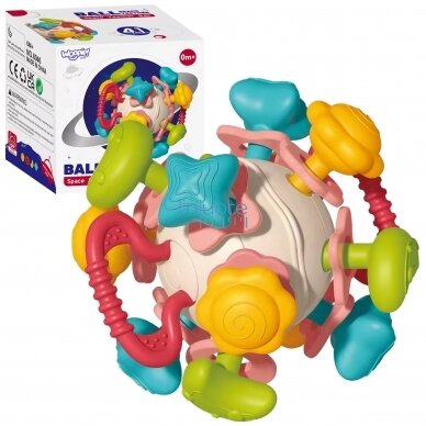 WOOPIE BABY MINKŠTAS BARŠKUTIS 4IN1 SENSORINIS ŽAISLAS KŪDIKIAMS 0M+, 49850 WOOPIE BABY MINKŠTAS BARŠKUTIS 4IN1 SENSORINIS ŽAISLAS KŪDIKIAMS 0M+, 49850