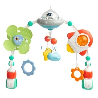 WOOPIE BABY Arkliukas Lenkiamasis Pakabukas Į Lovelę Vežimą Kėdutę Kosmosas 4 WOOPIE BABY Arkliukas Lenkiamasis Pakabukas Į Lovelę Vežimą Kėdutę Kosmosas 4