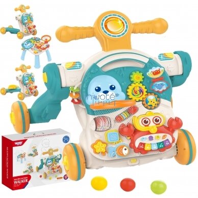 BABY VAIKIŠKAS STUMDUKAS, EDUKACINIS STALAS, PASPIRTUKAS, MINI DVIRATIS 4IN1, 47597 BABY VAIKIŠKAS STUMDUKAS, EDUKACINIS STALAS, PASPIRTUKAS, MINI DVIRATIS 4IN1, 47597