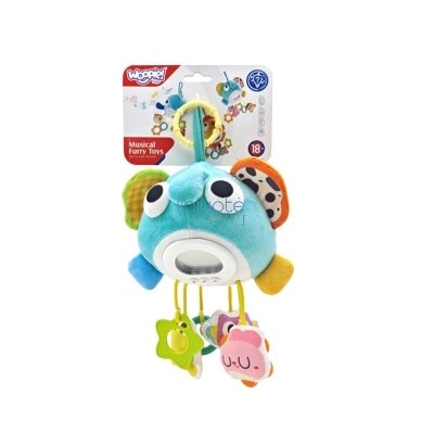 WOOPIE Baby Pliušinis Drambliukas Interaktyvi minkšta žaislė Muzikinė su Pakabinamaisiais ir Kramtukais, 56300 5 WOOPIE Baby Pliušinis Drambliukas Interaktyvi minkšta žaislė Muzikinė su Pakabinamaisiais ir Kramtukais, 56300 5