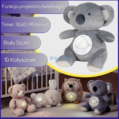 WOOPIE BABY Miegamasis Lokys su Projektoriumi ir Ramyklė 15 Melodijų 1 WOOPIE BABY Miegamasis Lokys su Projektoriumi ir Ramyklė 15 Melodijų 1