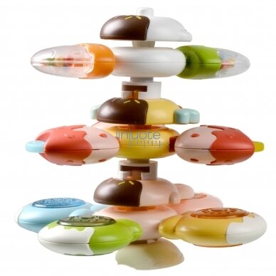 BABY SPINNER SENSORINIS LAVINAMASIS ŽAISLAS BITĖ, VIŠČIUKAS, KIŠKIS KEIČIAMAS 3 VNT., 47962 2 BABY SPINNER SENSORINIS LAVINAMASIS ŽAISLAS BITĖ, VIŠČIUKAS, KIŠKIS KEIČIAMAS 3 VNT., 47962 2