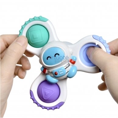 BABY SENSORINĖ PRIEMONĖ - SUKAMASIS SPINNERIS POP IT,3 vnt., 47955 2 BABY SENSORINĖ PRIEMONĖ - SUKAMASIS SPINNERIS POP IT,3 vnt., 47955 2