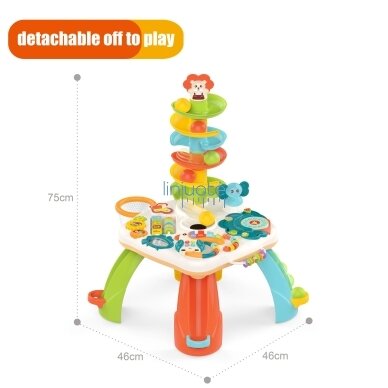 WOOPIE BABY MOKYMOSI STALIUKAS ACTIVE TABLE, 49379 5 WOOPIE BABY MOKYMOSI STALIUKAS ACTIVE TABLE, 49379 5