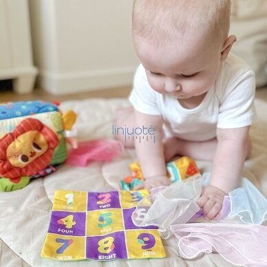 WOOPIE BABY Edukacinė Sensorinė Žaislai Pani Metka Servetėlių Dėžutė 4