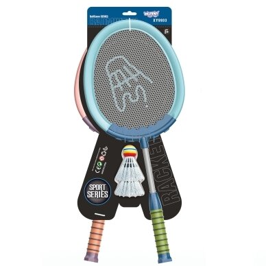 WOOPIE Badmintonas Komplektas: Raketės ir Plunksnys 2vnt., 52234 1