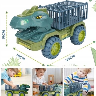 WOOPIE Sunkvežimis Dinozauras Transporteris Figūrėlės, 57420 9 WOOPIE Sunkvežimis Dinozauras Transporteris Figūrėlės, 57420 9