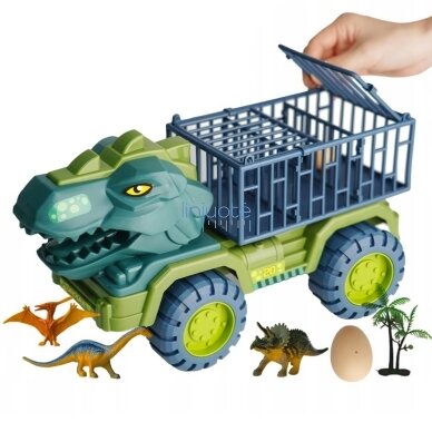 WOOPIE Sunkvežimis Dinozauras Transporteris Figūrėlės, 57420 8