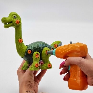 WOOPIE DINOZAURŲ SUKIMO KONSTRAVIMO RINKINYS + GRĘŽTUVAS, 31 EL., 40437 2 WOOPIE DINOZAURŲ SUKIMO KONSTRAVIMO RINKINYS + GRĘŽTUVAS, 31 EL., 40437 2
