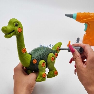 WOOPIE DINOZAURŲ SUKIMO KONSTRAVIMO RINKINYS + GRĘŽTUVAS, 31 EL., 40437 3 WOOPIE DINOZAURŲ SUKIMO KONSTRAVIMO RINKINYS + GRĘŽTUVAS, 31 EL., 40437 3