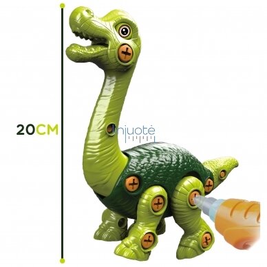 WOOPIE DINOZAURŲ SUKIMO KONSTRAVIMO RINKINYS + GRĘŽTUVAS, 31 EL., 40437 7 WOOPIE DINOZAURŲ SUKIMO KONSTRAVIMO RINKINYS + GRĘŽTUVAS, 31 EL., 40437 7