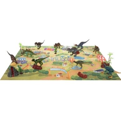 WOOPIE Didelis Dinozaurų Figūrėlių Rinkinys XXL + Kilimas "Priešistorinis Pasaulis" 2 WOOPIE Didelis Dinozaurų Figūrėlių Rinkinys XXL + Kilimas "Priešistorinis Pasaulis" 2