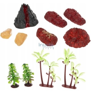 WOOPIE Didelis Dinozaurų Figūrėlių Rinkinys XXL + Kilimas "Priešistorinis Pasaulis" 3 WOOPIE Didelis Dinozaurų Figūrėlių Rinkinys XXL + Kilimas "Priešistorinis Pasaulis" 3
