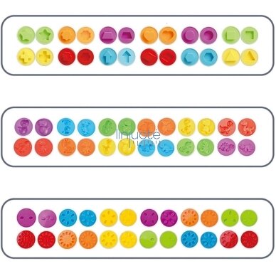 WOOPIE Mokomasis Viščiukas Montessori Rūšiuotuvas Formų Mokymasis 1
