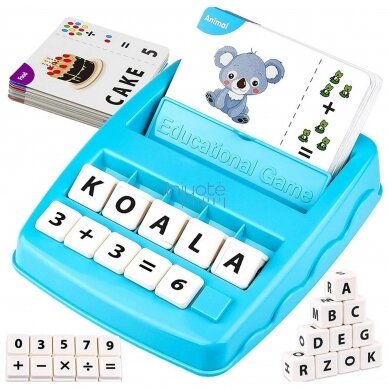 MOKOMASIS ŽAIDIMAS ANGLŲ KALBOS IR MATEMATIKOS MOKYMUISI, 48525 5