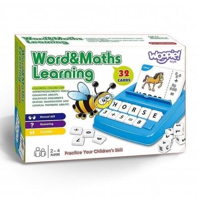 MOKOMASIS ŽAIDIMAS ANGLŲ KALBOS IR MATEMATIKOS MOKYMUISI, 48525 6