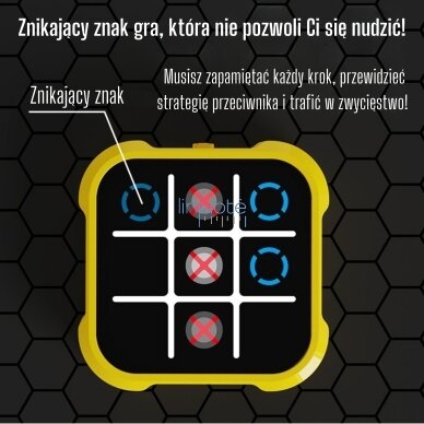 WOOPIE Elektroninis Žaidimas „Kryžiukai–Nuliukai“ 4in1 56737 2
