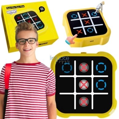 WOOPIE Elektroninis Žaidimas „Kryžiukai–Nuliukai“ 4in1 56737 WOOPIE Elektroninis Žaidimas „Kryžiukai–Nuliukai“ 4in1 56737