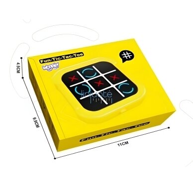 WOOPIE Elektroninis Žaidimas „Kryžiukai–Nuliukai“ 4in1 56737 4