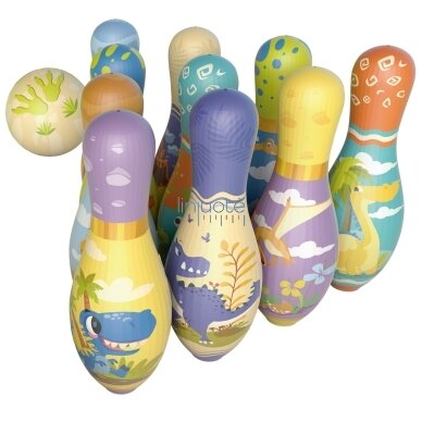 WOOPIE Vikrumo Žaidimas „Kėgliai – Dinozaurai“, 12 el. 56973 2