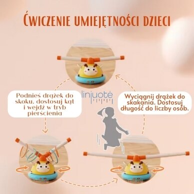 WOOPIE Taiklūmo žaidimas ir šuolio virvė, 2in1, 54221  4