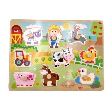 WOOPIE GREEN MEDINĖS MONTESSORI DĖLIONĖS FERMA SU SAUGIKLIAIS, 53507 2 WOOPIE GREEN MEDINĖS MONTESSORI DĖLIONĖS FERMA SU SAUGIKLIAIS, 53507 2