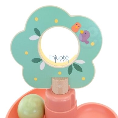 WOOPIE GREEN Medinis Kamuoliukų Nusileidimo Takelis – Sensorinis Edukacinis Rinkinys, 6 el. 52722 14